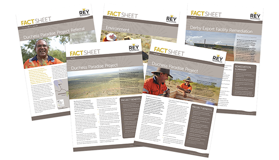 Rey Resources fact sheets